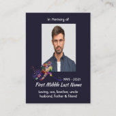 Christian Memorial Keepsake Hockey Player Sport Visitekaartje (Voorkant)