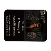 Christian Memorial Keepsake Motorcycle Biker Magneet (Horizontaal)