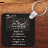 Christian Memorial Keepsake Motorcycle Biker Sleutelhanger (Achterkant)
