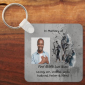 Christian Memorial Keepsake Music Jazz Band Sleutelhanger (Voorkant)