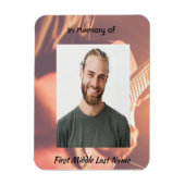 Christian Memorial Keepsake Musician Piano Guitar Magneet (Verticaal)