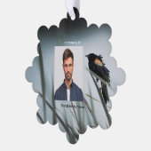 Christian Memorial Keepsake Red-wing Blackbird Ornament Kaart (Links)