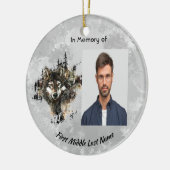 Christian Memorial Keepsake Wolf Wolves Animal art Keramisch Ornament (Links)