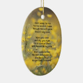 Christian Memorial Photo Barn Owl Bird  Keramisch Ornament (Rechts)