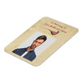 Christian Memorial Photo Invite Pheasant Bird Art Magneet (Linkerzijde)