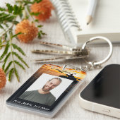 Christian Memorial Pocket Card Kayaking Sport  Sleutelhanger (Voorkant Rechts)