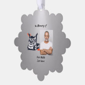 Christian Memorial Semi-Truck Tractor-trailer  Ornament Kaart (Links)