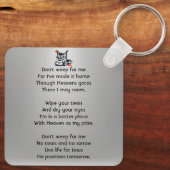 Christian Memorial Semi-Truck Tractor-trailer  Sleutelhanger (Achterkant)