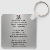 Christian Memorial Semi-Truck Tractor-trailer  Sleutelhanger (Achterkant)