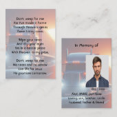 Christian Memorial Semi-Truck Tractor-trailer  Visitekaartje (Voorkant / Achterkant)