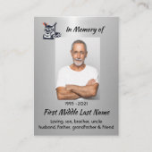 Christian Memorial Semi-Truck Tractor-trailer  Visitekaartje (Voorkant)