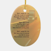 Christian Memorial SemiTruckTractor-trailer  Keramisch Ornament (Voorkant)