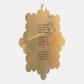 Christian Memorial SemiTruckTractor-trailer  Ornament Kaart (Rechts)