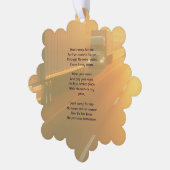 Christian Memorial SemiTruckTractor-trailer  Ornament Kaart (Links)