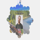 Christian Memorial Train Rail Tram Railway Ornament Kaart (Links)