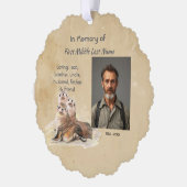 Christian Memorial Watercolor Seals Animals Ornament Kaart (Links)