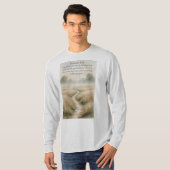 Christian Men's Romans 8:28 Bible Long Sleeve Tee  T-shirt (Voorkant volledig)