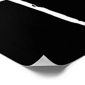 Christian Minimalist Three Nails Cross Religious J Poster (Hoek)