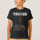 Christian Minister Word Cloud Church Pastor Apprec T-shirt (Voorkant)