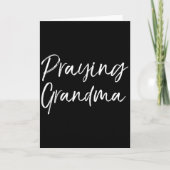 Christian Mother's Day Gift Prayer Warrior Praying Kaart (Voorkant)