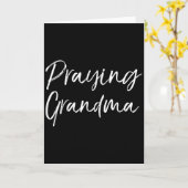 Christian Mother's Day Gift Prayer Warrior Praying Kaart (Gele Bloem)