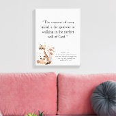 Christian Motivational Wall Art (Editable) Canvas Afdruk (Insitu (Woonkamer))