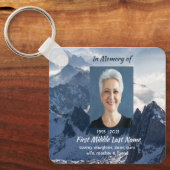 Christian Mountains Alpine Memorial Keepsake Sleutelhanger (Voorkant)