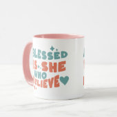 Christian Mug, Religious Mug, Scripture Mug Mok (Voorkant links)