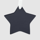 Christian Nazarene Symbol on Navy Blue Ornament (achterkant)