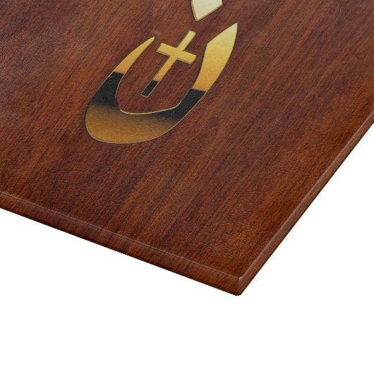 Christian Nazarene Symbolic Snijplank (Hoek)