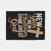 Christian New Years 2026 Happy New Year Same Great Fleece Deken (Voorkant (Horizontaal))