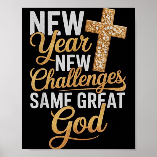 Christian New Years 2026 Happy New Year Same Great Poster (Voorkant)