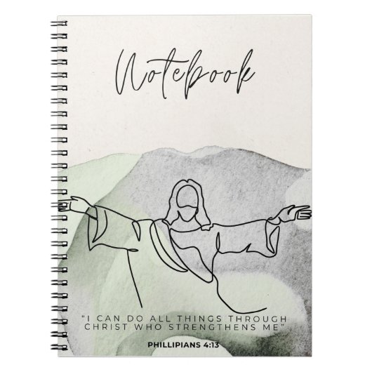 Christian Notebook for Bible Journaling Notitieboek (Voorkant)