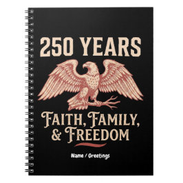 Christian Patriot 2026 Jubilee Faith Family  Notitieboek