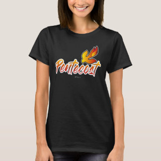 Christian Pentecost Acts 2 Holy Spirit Flame Taile T-shirt