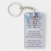 Christian Pocket Keepsake Memorial   Wolf Sleutelhanger (Voorkant)