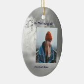 Christian Poem Memorial Keepsake Angel Sky Clouds  Keramisch Ornament (Rechts)