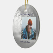 Christian Poem Memorial Keepsake Angel Sky Clouds  Keramisch Ornament (Links)