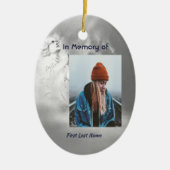 Christian Poem Memorial Keepsake Angel Sky Clouds  Keramisch Ornament (Voorkant)