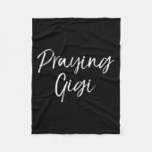 Christian Prayer Mother's Day Gift For Grandma Pra Fleece Deken (Voorkant)