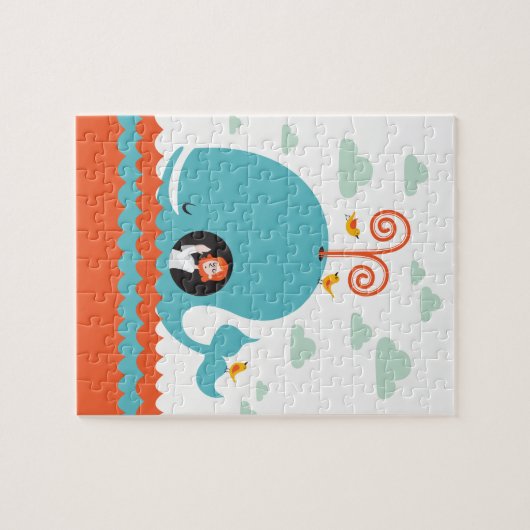 Christian Puzzle Bible Story Jonah And The Whale Legpuzzel (Horizontaal)