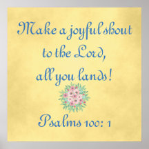 Christian Quote Make a Joyful Shout