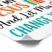 Christian Rainbow Let Me Tell You About My Jesus  Poster (Hoek)