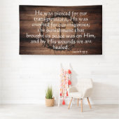 Christian Redemption Scripture with Crown of Thorn Spandoek (Insitu)