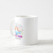 Christian Religious Glow For Jesus Let Your Light Koffiemok (Voorkant links)