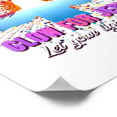 Christian Religious Glow For Jesus Let Your Light Poster (Hoek)