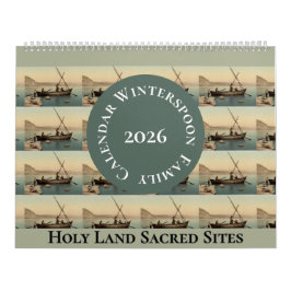 Christian Religious Holy Land Vintage Photo Kalender