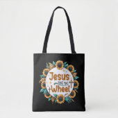 Christian Religious Jesus Take the Wheel Tote Bag (Voorkant)