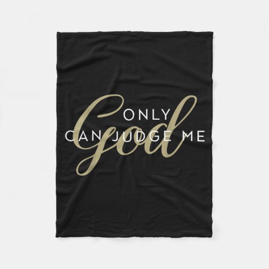 Christian Religious Men And Women Only God Can Jud Fleece Deken (Voorkant)