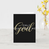 Christian Religious Men And Women Only God Can Jud Kaart (Gele Bloem)